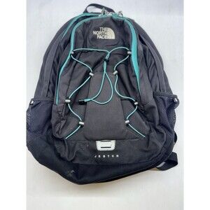 The North Face Jester Backpack Unisex TNF Black/Teal Green Bag Rucksack READ